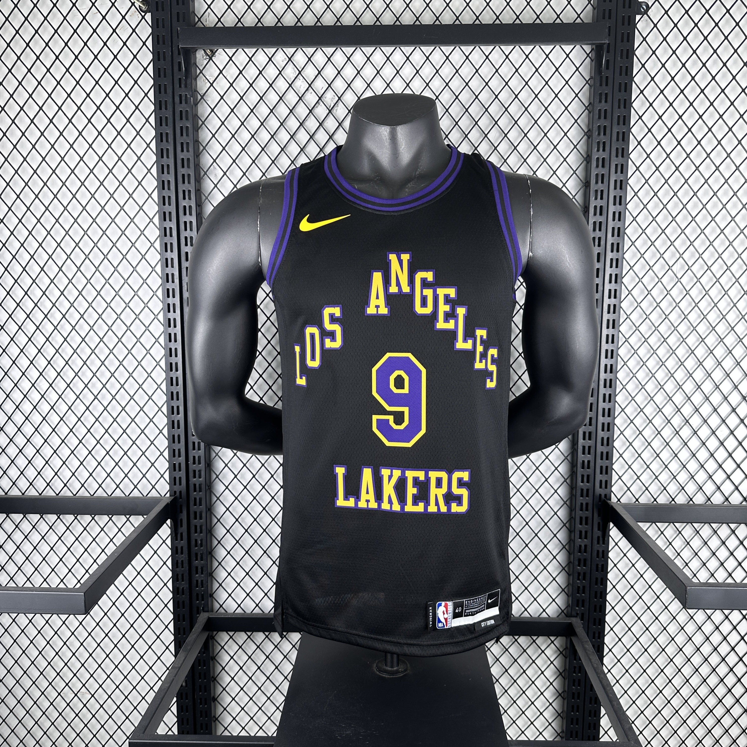 Men Los Angeles Lakers #9 James Jr black 2025 NBA  jersey->los angeles lakers->NBA Jersey